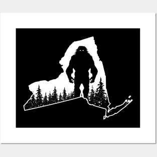 New York Bigfoot Sasquatch Posters and Art